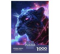 Jigsaw Puzzles for Adults 1000 Panther Animal Space Jigsaw for Adults Relaxing Games Pattern Assembly Gifts for Friends And Family 70x50cm/1000pcs