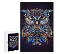 Jigsaw Puzzles for Adults 1000 PCS Abstract Owl Puzzle for Adults Hands-on Game Wall Decoration Fun Activities at Home 1000 PCS