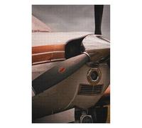 Jigsaw Puzzles for Adults 1000 PCS Airplane Motor Propeller Adult Puzzles Family Game Presents for Women Christmas Birthday Gifts 1000 PCS