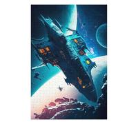 Jigsaw Puzzles for Adults 1000 PCS Ancient Spacecraft Jigsaw Puzzle Toy Wall Decor Analysis And Logic Challenging To Complete 1000 PCS