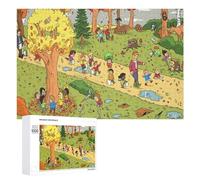 Jigsaw Puzzles for Adults 1000 PCS Autumn Forest Adventure Jigsaw Relaxing Games Analysis And Logic Unique Birthday And Xmas Gifts 1000 PCS