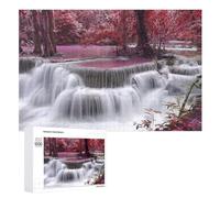 Jigsaw Puzzles for Adults 1000 PCS Autumnal Waterfall Serenity Jigsaws for Adults Fun Games Perfect Decoration Challenging To Complete 1000 PCS