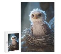 Jigsaw Puzzles for Adults 1000 PCS Baby Eagle in Nest Jigsaws for Adults Toy Wall Decor Perfect Decoration Challenging To Complete 1000 PCS