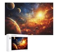 Jigsaw Puzzles for Adults 1000 PCS Big Bang Space Puzzle for Adults Hands-on Game Wall Decoration Fun Activities at Home 1000 PCS
