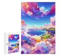 Jigsaw Puzzles for Adults 1000 PCS Cloudy Paradise Landscape Jigsaw Relaxing Games Analysis And Logic Unique Birthday And Xmas Gifts 1000 PCS