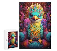 Jigsaw Puzzles for Adults 1000 PCS Colorful Fantasy Bird-4 Puzzle for Adults Relax Games Difficult Hard Gifts for Friends And Family 1000 PCS