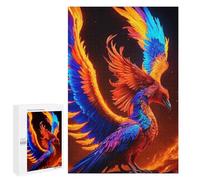 Jigsaw Puzzles for Adults 1000 PCS Colorful Mythical Bird Artwork Puzzle For Teenagerss But Fun And Humorous Wishlist with Santa Claus Unique Birthday And Xmas Gifts 1000 PCS