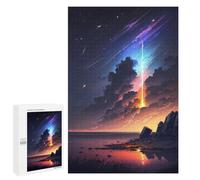 Jigsaw Puzzles for Adults 1000 PCS Comet Falling Sunset Adult Jigsaw Puzzle Family Game Presents for Women Birthday Present, Gifts, 1000 PCS