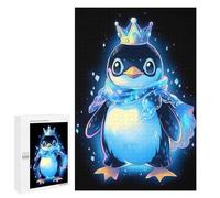 Jigsaw Puzzles for Adults 1000 PCS Cool Penguin King Jigsaws for Adults Relax Games Presents for Women Gifts for Friends And Family 1000 PCS