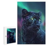Jigsaw Puzzles for Adults 1000 PCS Cosmic Black Leopard Jigsaws for Adults Relax Games Presents for Women Gifts for Friends And Family 1000 PCS