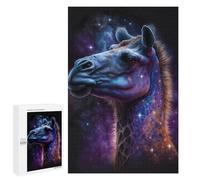 Jigsaw Puzzles for Adults 1000 PCS Cosmic Camel Art Print Puzzle For Teenagerss But Fun And Humorous Wishlist with Santa Claus Unique Birthday And Xmas Gifts 1000 PCS