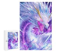 Jigsaw Puzzles for Adults 1000 PCS Crystal Dragon Fantasy Artwork Jigsaw Puzzles for Teenagers Improve Memory Train Your Brain And Hands Stress Reduction Gifts 1000 PCS