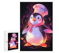 Jigsaw Puzzles for Adults 1000 PCS Cute Penguin Chef Adult Jigsaw Puzzle Family Game Presents for Women Birthday Present, Gifts, 1000 PCS