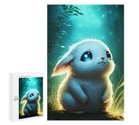 Jigsaw Puzzles for Adults 1000 PCS Cute White Bunny Jigsaws for Adults Toy Wall Decor Perfect Decoration Challenging To Complete 1000 PCS