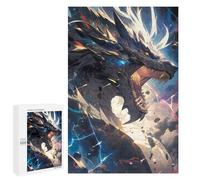 Jigsaw Puzzles for Adults 1000 PCS Cyberdragon Anime Art Adult Jigsaw Puzzle Relax Games Wall Decoration Gifts for Friends And Family 1000 PCS