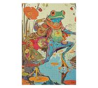Jigsaw Puzzles for Adults 1000 PCS Dancing Frogs Jigsaw Puzzle Anti-Stress Toys For Family Fun Help The Brain Exercise 1000 PCS