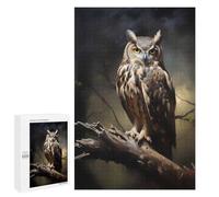 Jigsaw Puzzles for Adults 1000 PCS Eagle Owl Puzzle for Adults Hands-on Game Wall Decoration Fun Activities at Home 1000 PCS