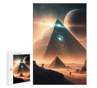 Jigsaw Puzzles for Adults 1000 PCS Egyptian Pyramids Jigsaws for Adults Relax Games Presents for Women Gifts for Friends And Family 1000 PCS