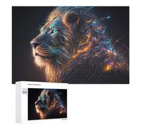Jigsaw Puzzles for Adults 1000 PCS Electric Lion's Majesty Puzzle for Adults Relax Games Difficult Hard Gifts for Friends And Family 1000 PCS