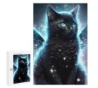 Jigsaw Puzzles for Adults 1000 PCS Enchanted Celestial Feline Jigsaw Puzzle Family Game But Fun And Humorous Birthday Present, Gifts, 1000 PCS
