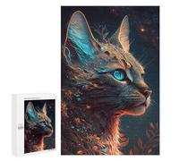 Jigsaw Puzzles for Adults 1000 PCS Enchanted Forest Feline -1 Jigsaw Puzzle Family Game But Fun And Humorous Birthday Present, Gifts, 1000 PCS