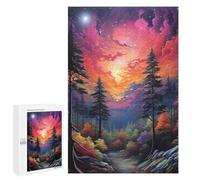 Jigsaw Puzzles for Adults 1000 PCS Enchanted Forest Pathway -17 Jigsaw Puzzle Family Game But Fun And Humorous Birthday Present, Gifts, 1000 PCS