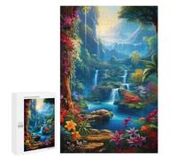 Jigsaw Puzzles for Adults 1000 PCS Enchanted Tropical Paradise -1 Jigsaw Relaxing Games Analysis And Logic Unique Birthday And Xmas Gifts 1000 PCS
