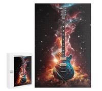 Jigsaw Puzzles for Adults 1000 PCS Galactic Guitar Dreamscape Jigsaws for Adults Fun Games Perfect Decoration Challenging To Complete 1000 PCS