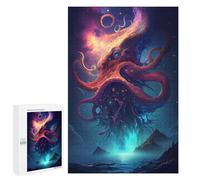 Jigsaw Puzzles for Adults 1000 PCS Galactic Octopus Emergence Teenagers Puzzles DIY Toys Home Decoration Unique Birthday And Xmas Gifts 1000 PCS