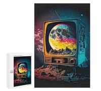 Jigsaw Puzzles for Adults 1000 PCS Galactic Television Dreamscape Jigsaws for Adults Fun Games Perfect Decoration Challenging To Complete 1000 PCS