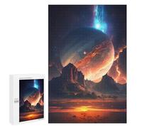 Jigsaw Puzzles for Adults 1000 PCS Jupiter Plateau Landscape Adult Puzzles Brain Teaser Game Presents for Women Gifts for Friends And Family 1000 PCS