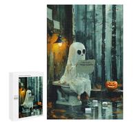 Jigsaw Puzzles for Adults 1000 PCS Just A Ghost Pooping Adult Jigsaw Puzzle Relax Games Wall Decoration Gifts for Friends And Family 1000 PCS