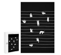 Jigsaw Puzzles for Adults 1000 PCS Lazy Sloth Jigsaws for Adults Relax Games Presents for Women Gifts for Friends And Family 1000 PCS