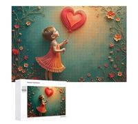 Jigsaw Puzzles for Adults 1000 PCS Love Balloon Fantasy Artwork Jigsaw Relaxing Games Analysis And Logic Unique Birthday And Xmas Gifts 1000 PCS