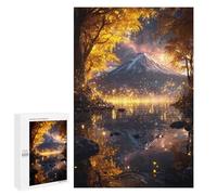 Jigsaw Puzzles for Adults 1000 PCS Magical Mountain Reflections Jigsaw Puzzles for Teenagers Improve Memory Train Your Brain And Hands Stress Reduction Gifts 1000 PCS
