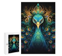 Jigsaw Puzzles for Adults 1000 PCS Magical Peacock Artwork Jigsaw Relaxing Games Analysis And Logic Unique Birthday And Xmas Gifts 1000 PCS
