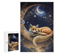 Jigsaw Puzzles for Adults 1000 PCS Moonlit Fox Dreams Puzzle for Adults Relax Games Difficult Hard Gifts for Friends And Family 1000 PCS