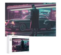 Jigsaw Puzzles for Adults 1000 PCS Neon Nights A Solo Drive Jigsaw Relaxing Games Analysis And Logic Unique Birthday And Xmas Gifts 1000 PCS