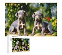 Jigsaw Puzzles for Adults 1000 PCS Painted Puppies Garden Jigsaw Relaxing Games Analysis And Logic Unique Birthday And Xmas Gifts 1000 PCS