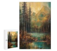 Jigsaw Puzzles for Adults 1000 PCS River Runs Through It Jigsaws for Adults Toy Wall Decor Perfect Decoration Challenging To Complete 1000 PCS