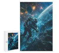 Jigsaw Puzzles for Adults 1000 PCS Scuba Diver In Space Adult Puzzles Brain Teaser Game Presents for Women Gifts for Friends And Family 1000 PCS