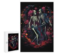 Jigsaw Puzzles for Adults 1000 PCS Skeletons in Love A Romantic Dance Puzzle for Adults Relax Games Difficult Hard Gifts for Friends And Family 1000 PCS
