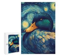 Jigsaw Puzzles for Adults 1000 PCS Starry Night Duck Teenagers Puzzles DIY Toys Home Decoration Unique Birthday And Xmas Gifts 1000 PCS