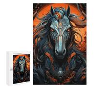 Jigsaw Puzzles for Adults 1000 PCS Steampunk Horse Portrait Puzzle for Adults Relax Games Difficult Hard Gifts for Friends And Family 1000 PCS