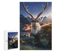 Jigsaw Puzzles for Adults 1000 PCS The Beautiful Deer Adult Puzzles Brain Teaser Game Presents for Women Gifts for Friends And Family 1000 PCS