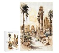 Jigsaw Puzzles for Adults 1000 PCS The Karnak Temple Egypt Jigsaws for Adults Toy Wall Decor Perfect Decoration Challenging To Complete 1000 PCS