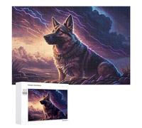 Jigsaw Puzzles for Adults 1000 PCS Thundering Canine Majesty -17 Jigsaw Relaxing Games Analysis And Logic Unique Birthday And Xmas Gifts 1000 PCS