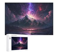 Jigsaw Puzzles for Adults 1000 PCS Thunderstorm Mountain Landscape -2 Teenagers Puzzles DIY Toys Home Decoration Unique Birthday And Xmas Gifts 1000 PCS