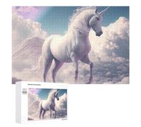 Jigsaw Puzzles for Adults 1000 PCS Unicorn in The Sky Puzzle for Adults Relax Games Difficult Hard Gifts for Friends And Family 1000 PCS