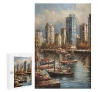 Jigsaw Puzzles for Adults 1000 PCS Vancouver City Canada Adult Jigsaw Puzzle Relax Games Wall Decoration Gifts for Friends And Family 1000 PCS